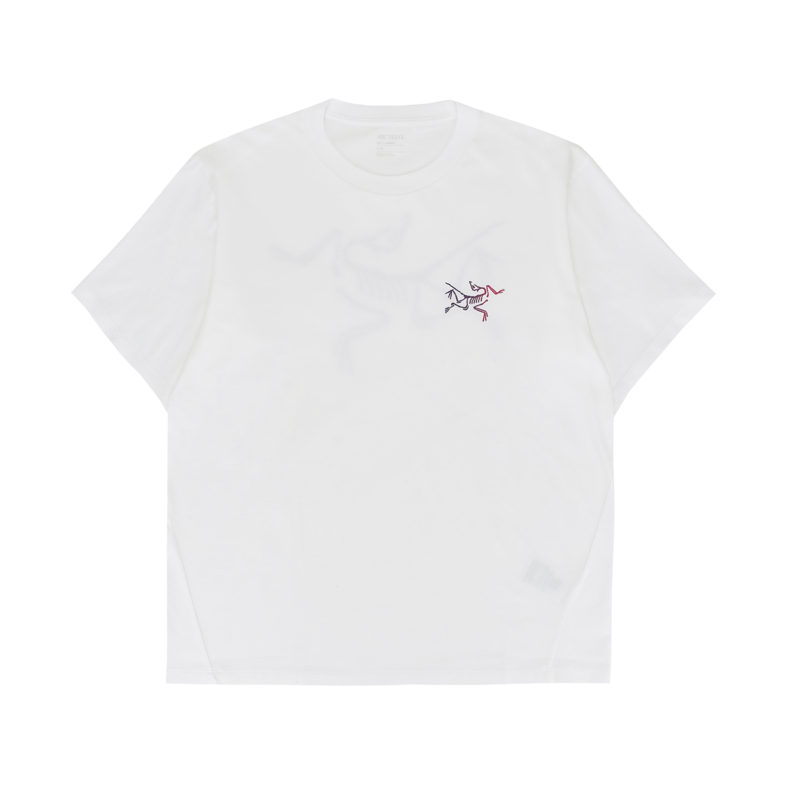 아크테릭스 크래그 코튼 로고 SS 티셔츠 화이트 라이트 멀티(Arc'teryx Kragg Cotton Logo SS T-Shirt White Light Multi) - 2