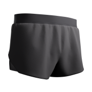 DECATHLON Men's 3" Running Shorts 500 Split (Built-in Briefs) Smoke Black