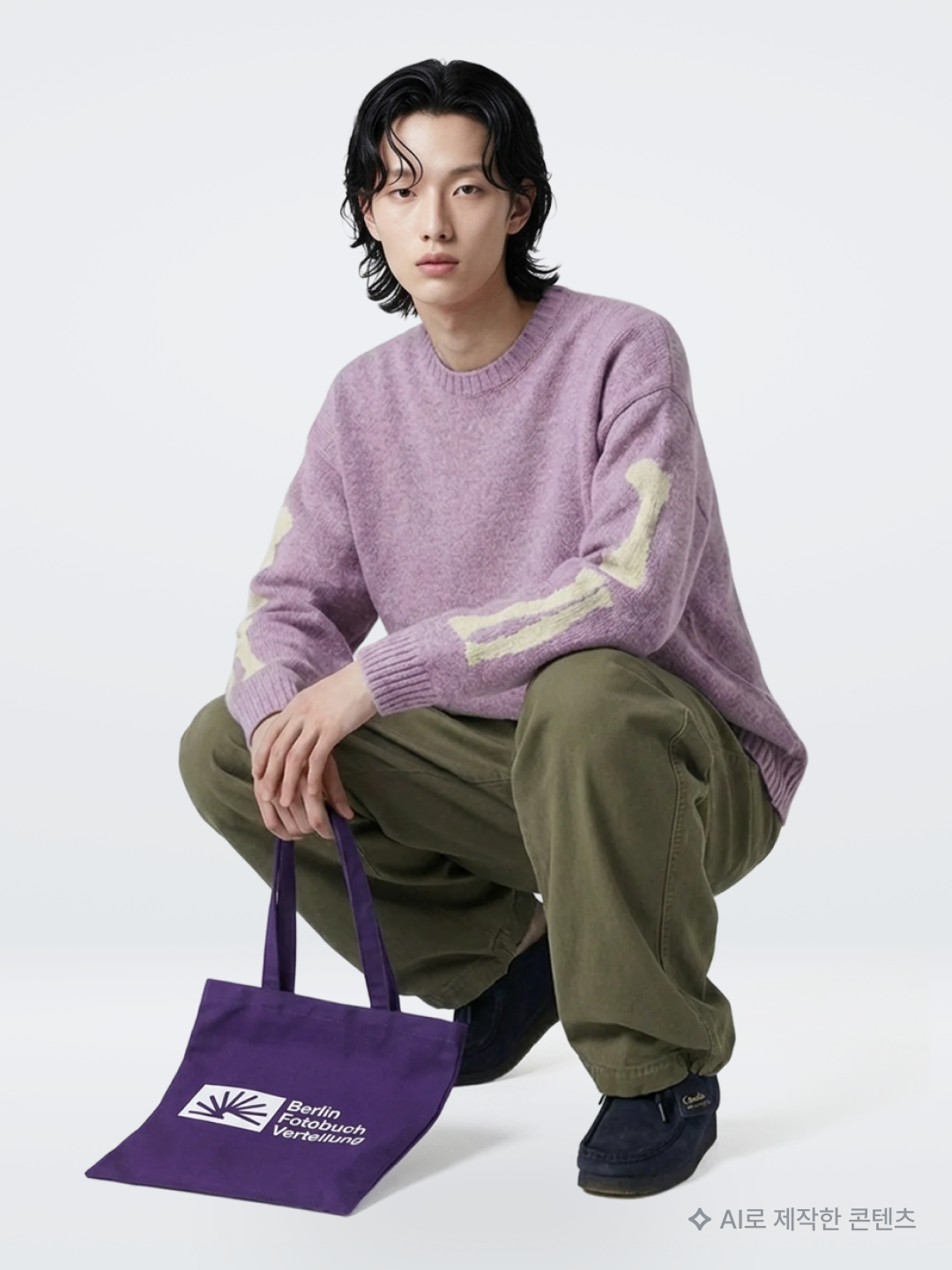 Supreme Box Logo Hooded Sweatshirt Dark Purple - 23FW, Stussy Washed Canvas Big OL' Jean Brown 착용 스타일 - 4