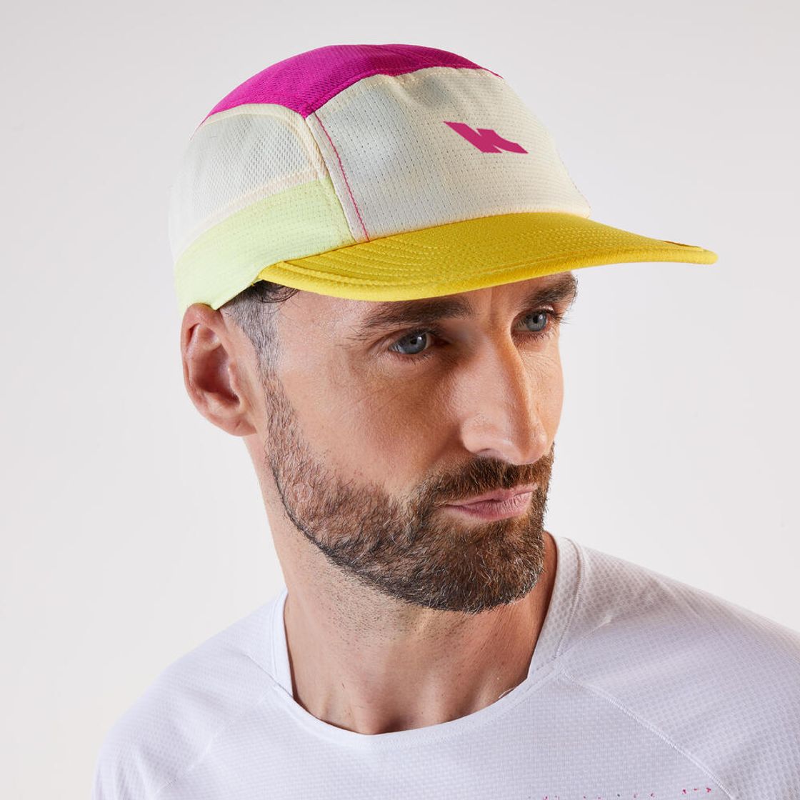 데카트론 러닝 5패널 캡 모자 바닐라 옐로우(DECATHLON Running 5-Panel Cap Vanilla Yellow) - 10