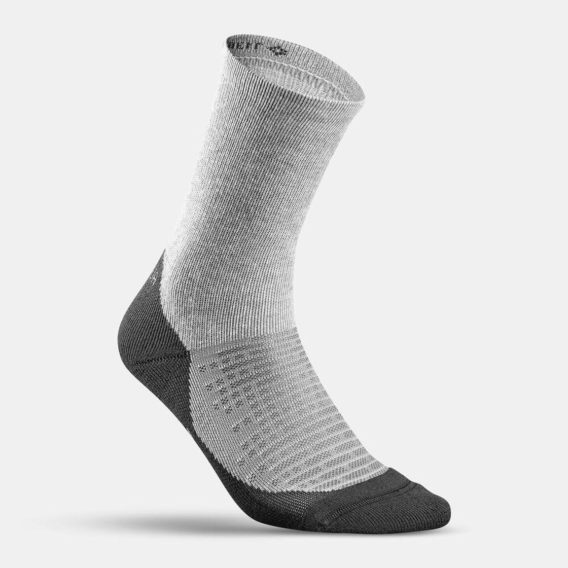 데카트론 등산 장목 양말 2켤레 하이크 100 슬레이트 블루(DECATHLON Hiking High Socks 2 Pairs Hike 100 Slate Blue) - 4