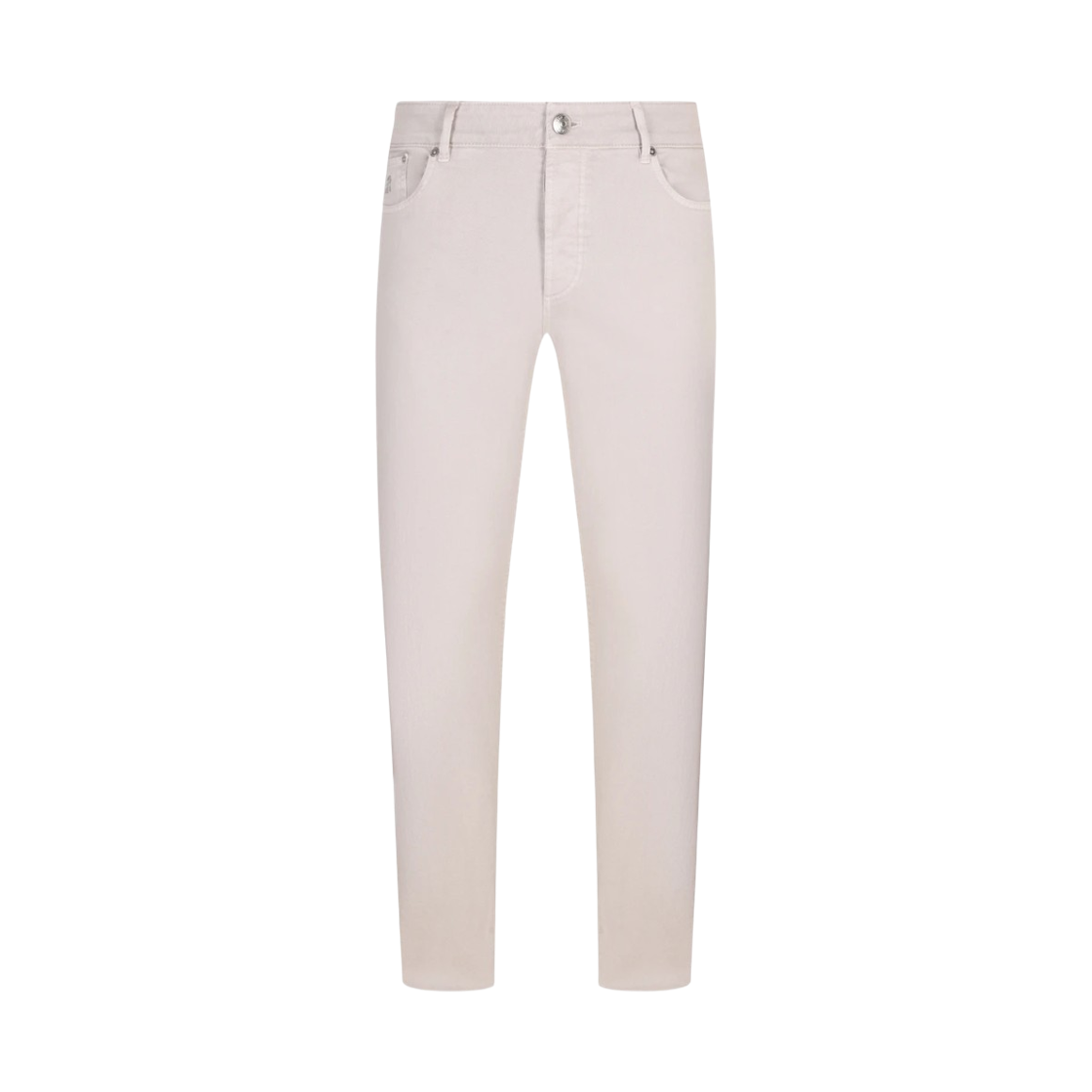 M277PD3210-C7008 Brunello Cucinelli Garment-Dyed Comfort Lightweight Denim Traditional Fit Five Pocket Trousers Yuta