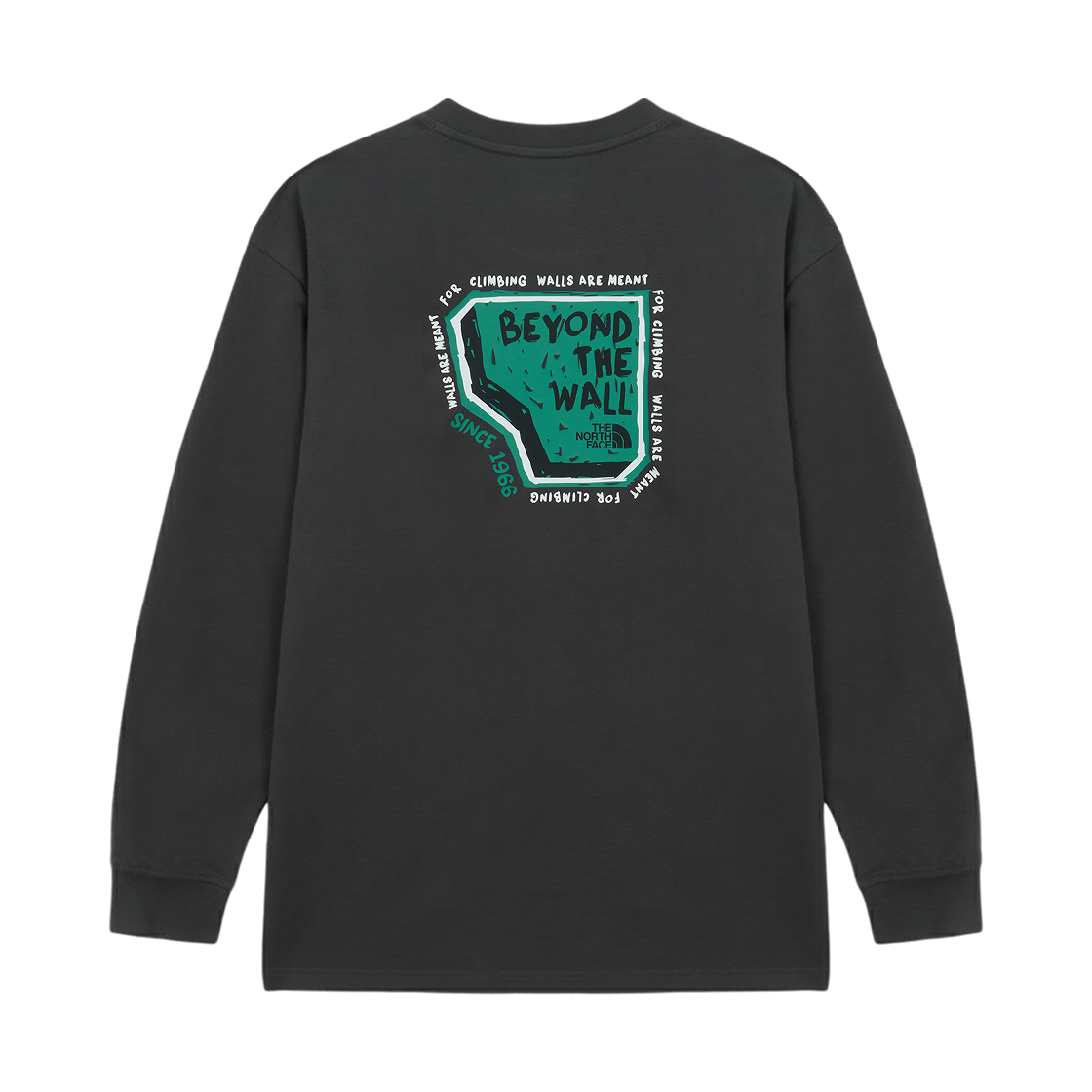 노스페이스 오버월 롱슬리브 R/티셔츠 차콜 - 26SS(The North Face Overwall L/S R/T-Shirt Charcoal - 26SS) - 2