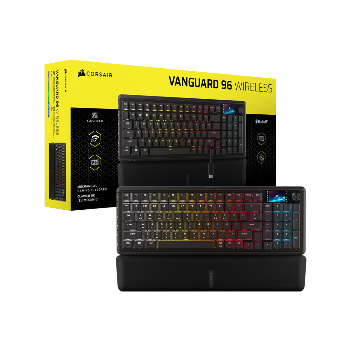 커세어 뱅가드 96 핫스왑 8K 무선 게이밍 기계식 키보드 MLX 플라스마축(Corsair vangurard 96 Gaming Mechanical Keyboard MLX Plasma) - 5