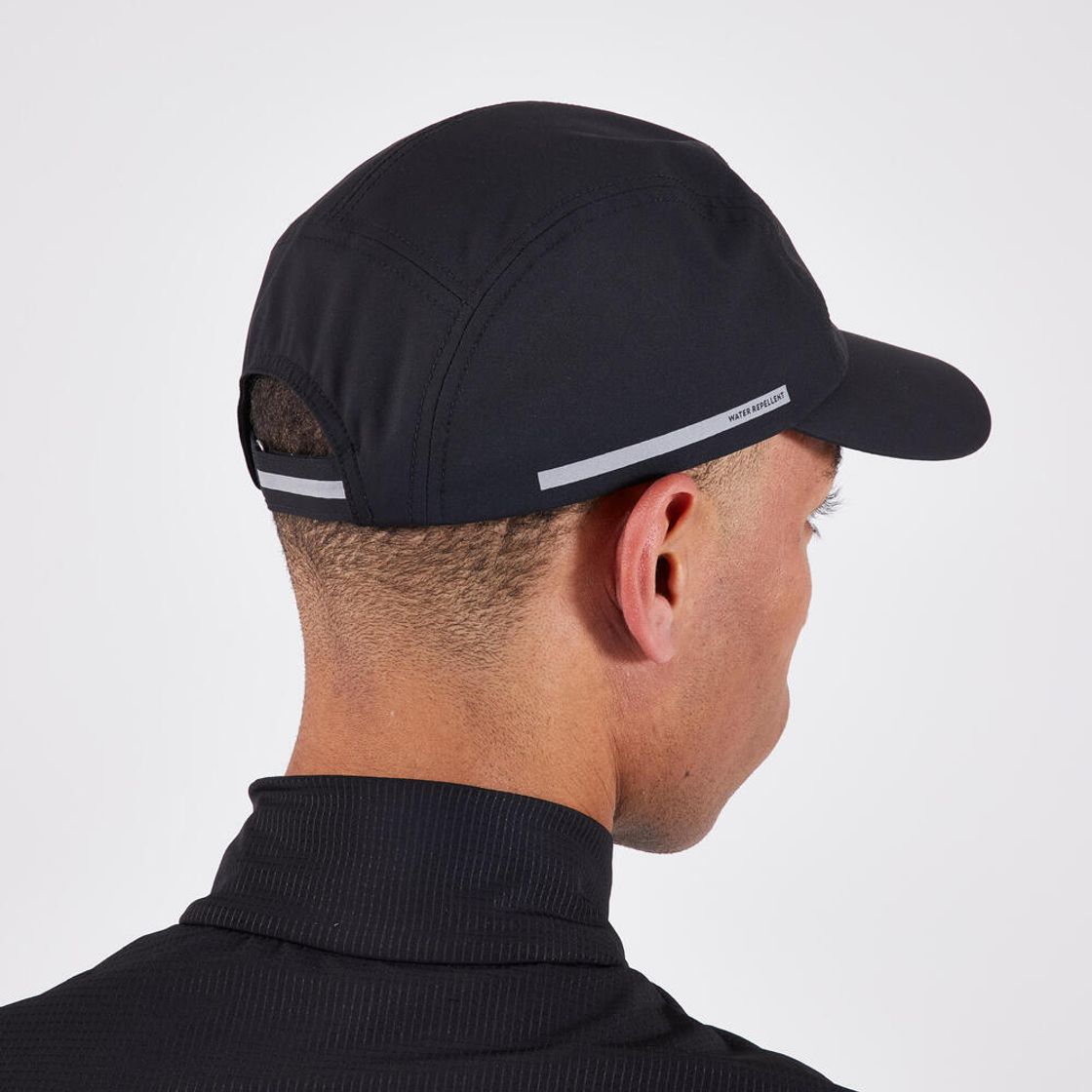 데카트론 러닝 5패널 발수 캡 모자 스모크 블랙(DECATHLON Running 5-Panel Water-Repellent Cap Smoked Black) - 6