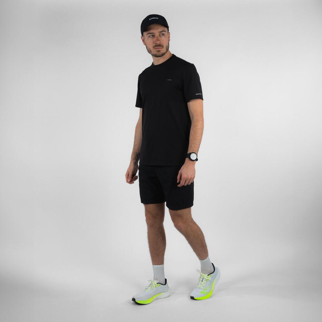 데카트론 러닝 5패널 캡 모자 스모크 블랙(DECATHLON Running 5-Panel Cap Smoked Black) - 8