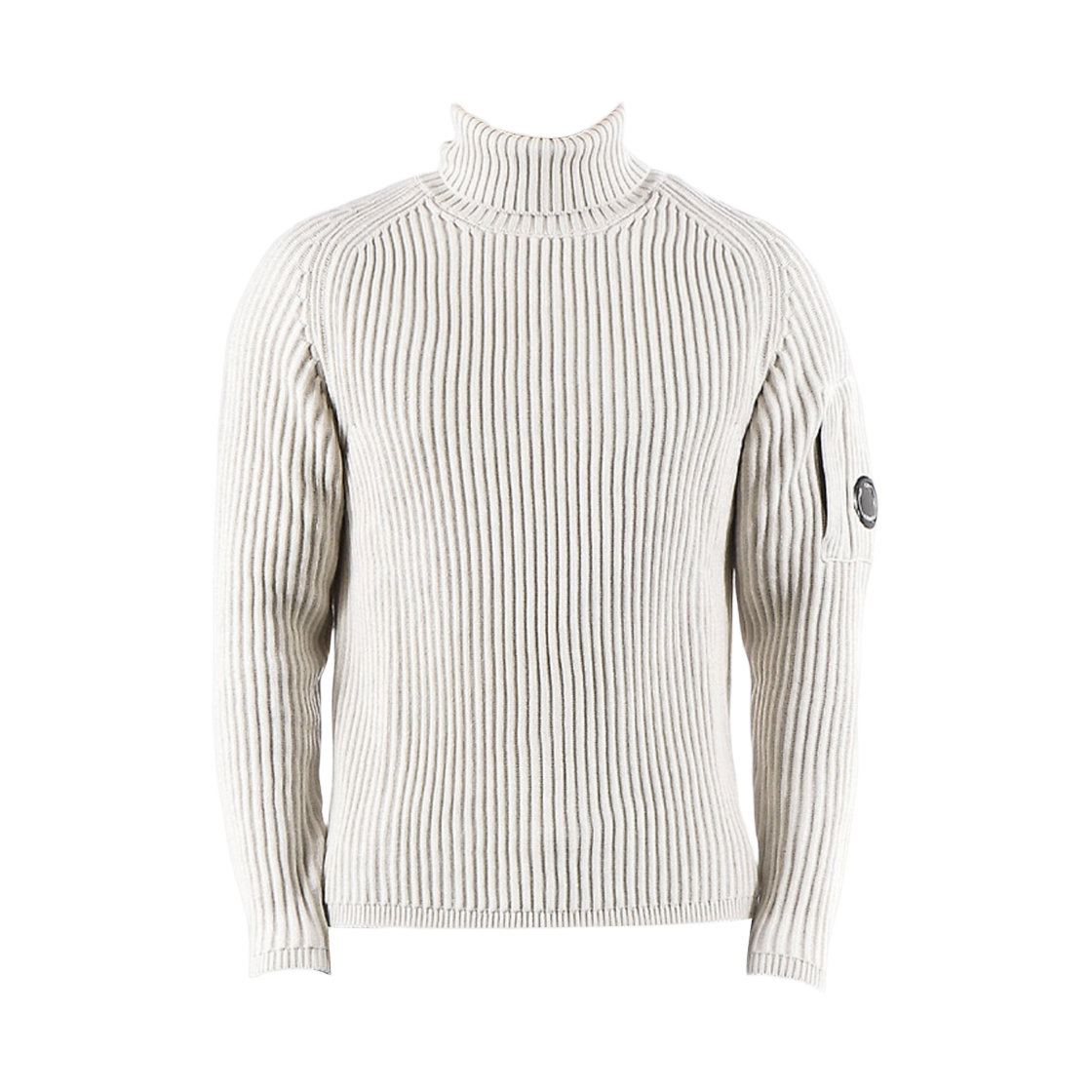 11CMKN182A005292A116 C.P. Company Merino Wool Turtleneck Knit Sandshell - 21FW