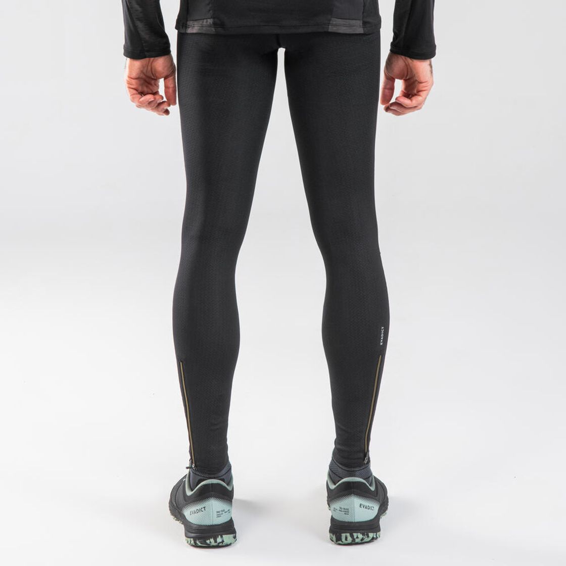 데카트론 남성 트레일 러닝 타이츠 런 드라이 900 블랙(DECATHLON Men's Trail Running Tights Run Dry 900 Black) - 2