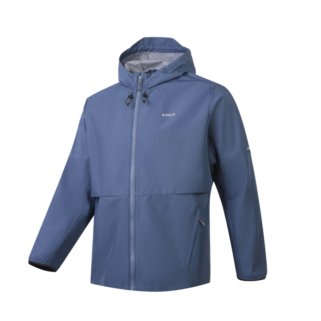 데카트론 남성 러닝 방수 자켓 런 100 어비스 블루(DECATHLON Men's Running Waterproof Jacket Run 100 Abyss Blue) - 1