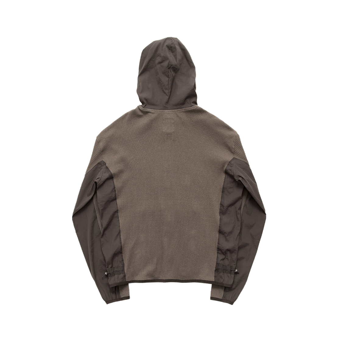 폴리테루 A.F. 블록 집 후디 (재페니즈 저지) 브라운(Polyteru A.F. Block Zip Hoodie (Japanese Jersey) Brown) - 2