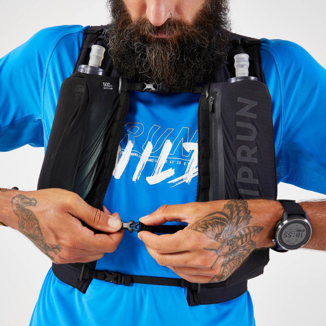 데카트론 경량 트레일 러닝 조끼 5L 그라파이트 그레이(DECATHLON Lightweight Trail Running Vest 5L Graphite Grey) - 9