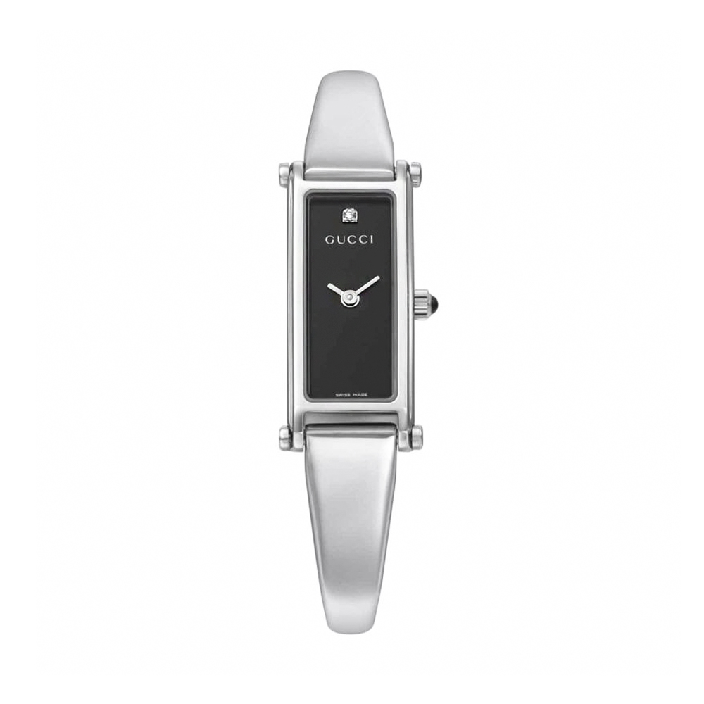 [17% 쿠폰] 구찌 1500 시리즈 쿼츠 12x24mm 스테인리스 스틸 블랙([17% 쿠폰] Gucci 1500 Series Quartz 12X24mm Stainless Steel Black) - 2