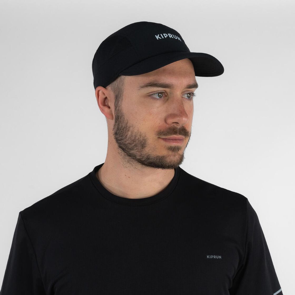 데카트론 러닝 5패널 캡 모자 스모크 블랙(DECATHLON Running 5-Panel Cap Smoked Black) - 2