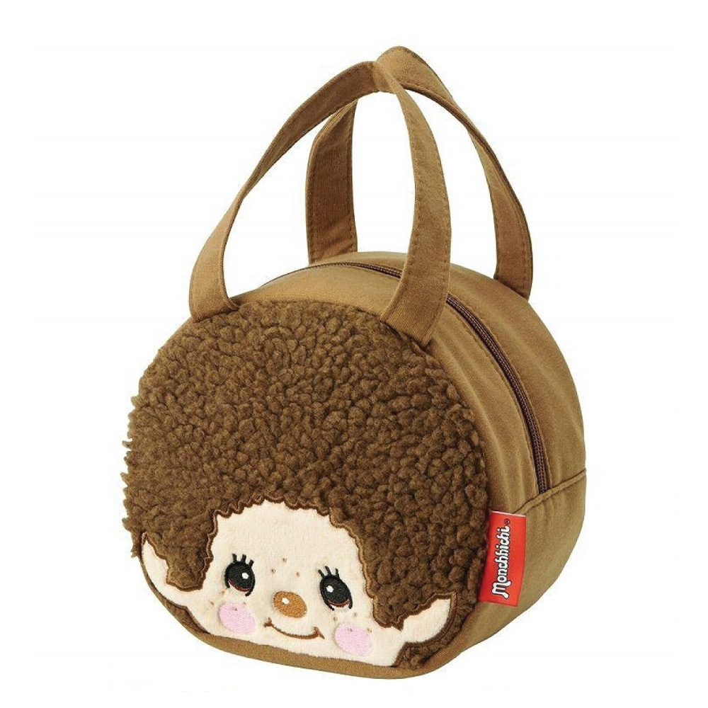 몬치치 스케이터 몬치치 입체 토트 런치백(Monchhichi Skater Monchhichi Suede Tote Bag) - 3