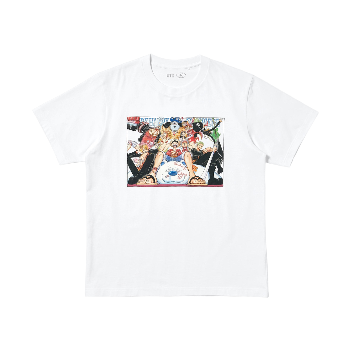 유니클로 UT 슈에이샤 창립 100주년 원피스 티셔츠 화이트(Uniqlo UT Shueisha 100th Anniversary One Piece T-Shirt White)