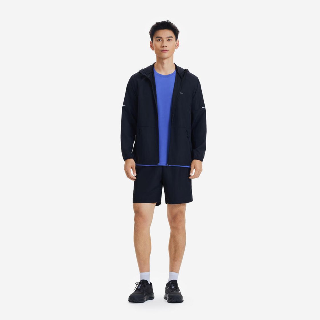데카트론 남성 러닝 윈드 자켓 런 100 스모크 블랙(DECATHLON Men's Running Wind Jacket Run 100 Smoke Black) - 9