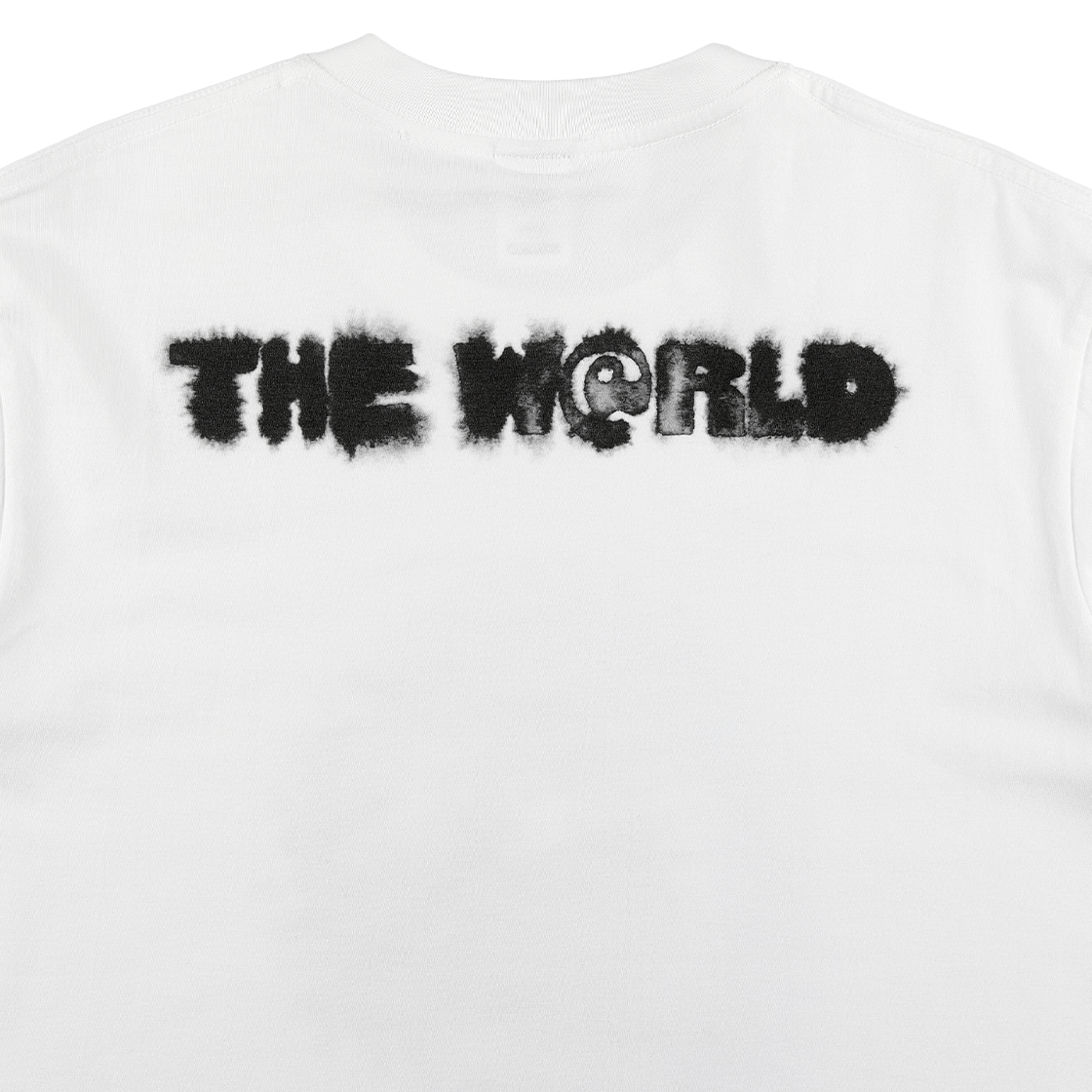 더왈드 워터컬러 앳심볼 코튼티 화이트(THE WARLD Water Color At Symbol Cotton Tee White) - 5