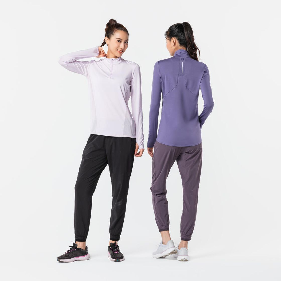 데카트론 여성 러닝 바지 런 드라이 100 스모크 블랙(DECATHLON Women's Running Pants Run Dry 100 Smoked Black) - 10