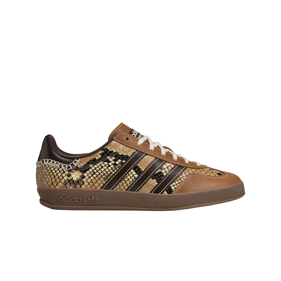 KK3641 Adidas x Wales Bonner Gazelle Snake Brown Dark Brown