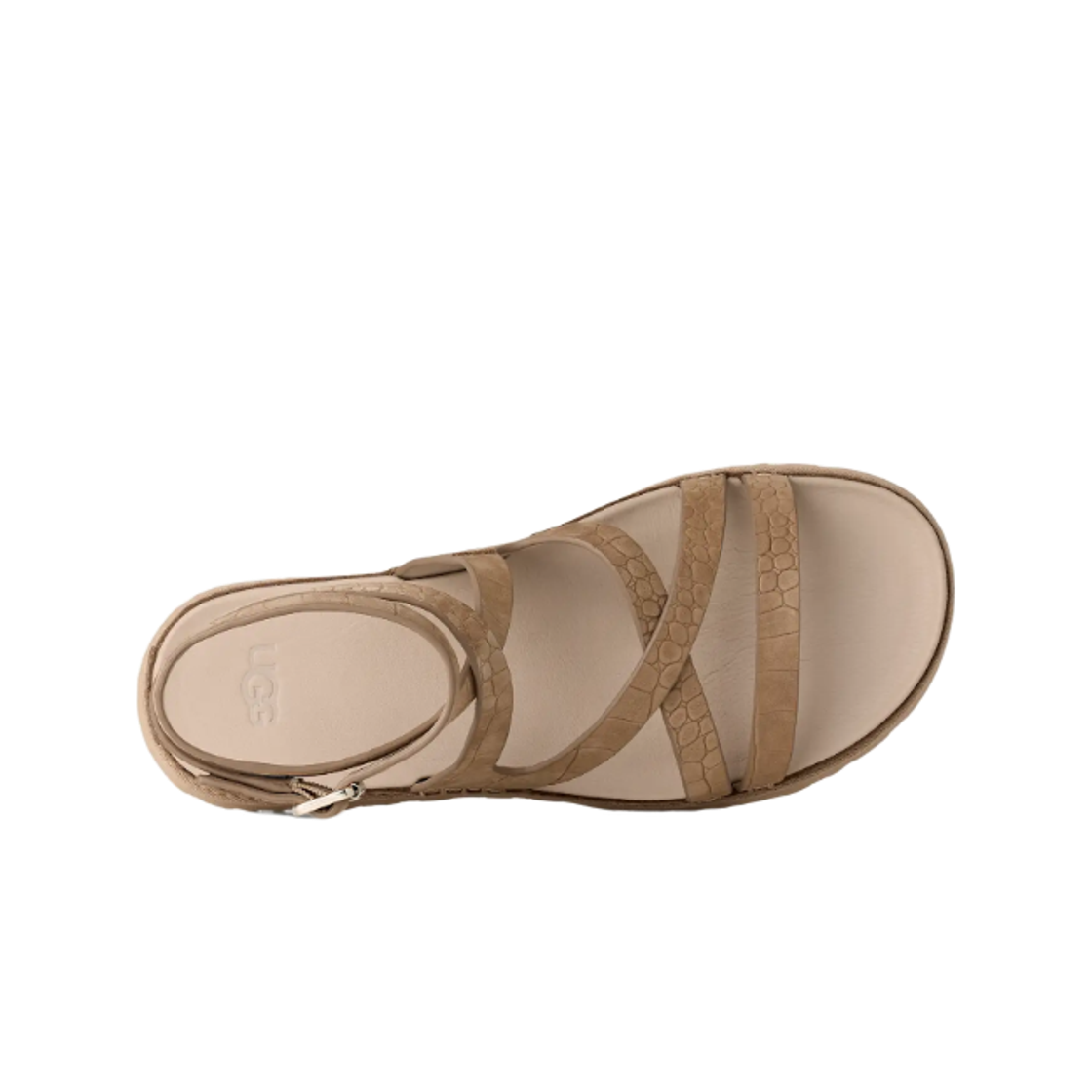 (W) 어그 골든게이즈 엠보스드 앵클 랩 머스타드 시드((W) UGG Goldengaze Embossed Ankle Wrap Mustard Seed) - 2