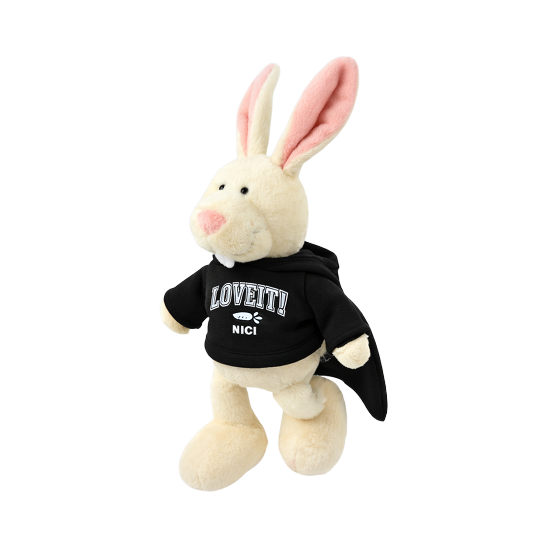 [KREAM 단독] 니키 후디 토끼 인형 25cm([KREAM 단독] NICI Rabbit 25cm dangling with black hoody tee) - 3
