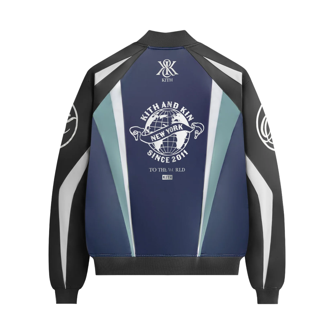 키스 로이 레이싱 나일론 봄버 자켓 녹터널(Kith Roy Racing Nylon Bomber Jacket Nocturnal) - 2