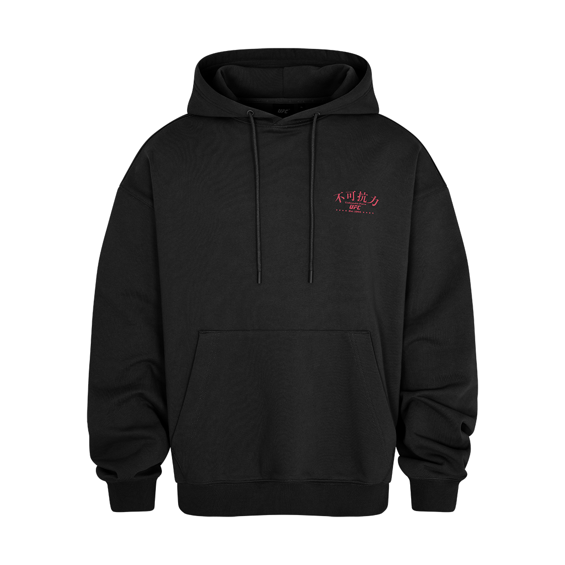 유에프씨 스포츠 불가항력 오버핏 후드티 블랙 U2HDV3318BK(UFC SPORT Undeniable Force Oversized Fit Hoodie Black) - 3
