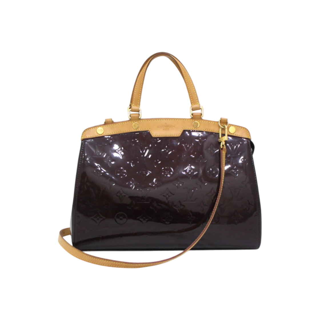 IT3WSLSEPI5H Louis Vuitton Monogram Vernis Brea MM Tote & Shoulder Bag