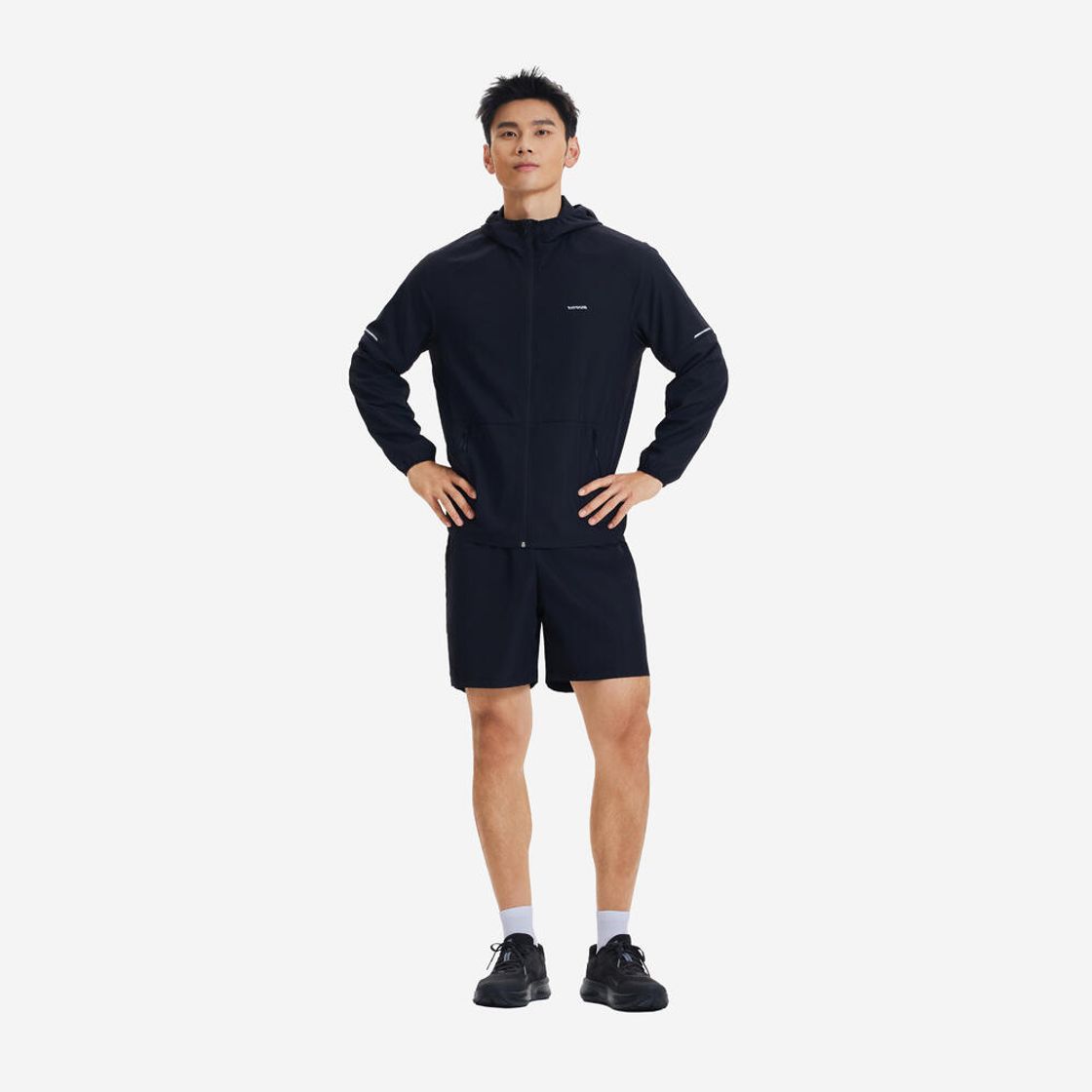 데카트론 남성 러닝 윈드 자켓 런 100 스모크 블랙(DECATHLON Men's Running Wind Jacket Run 100 Smoke Black) - 8