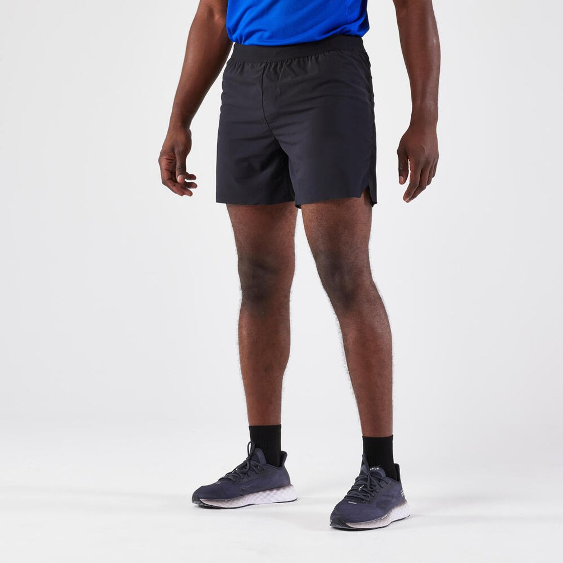 데카트론 남성 6인치 러닝 쇼츠 컴포트 500(브리프 내장) 스모크 블랙(DECATHLON Men's 6" Running Shorts Comfort 500 (Built-in Briefs) Smoke Black) - 9