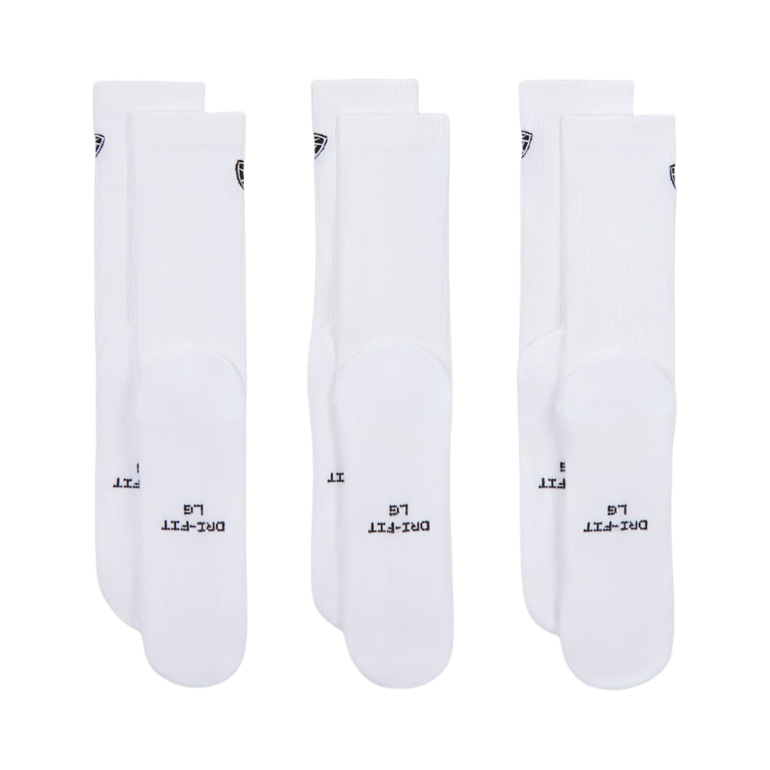 나이키 에브리데이 엘리베이티드 크루 삭스 화이트 (3개입/국내 정식 발매 제품)(Nike Everyday Elevated Crew Socks White (3 Pack/Korean Ver.)) - 2