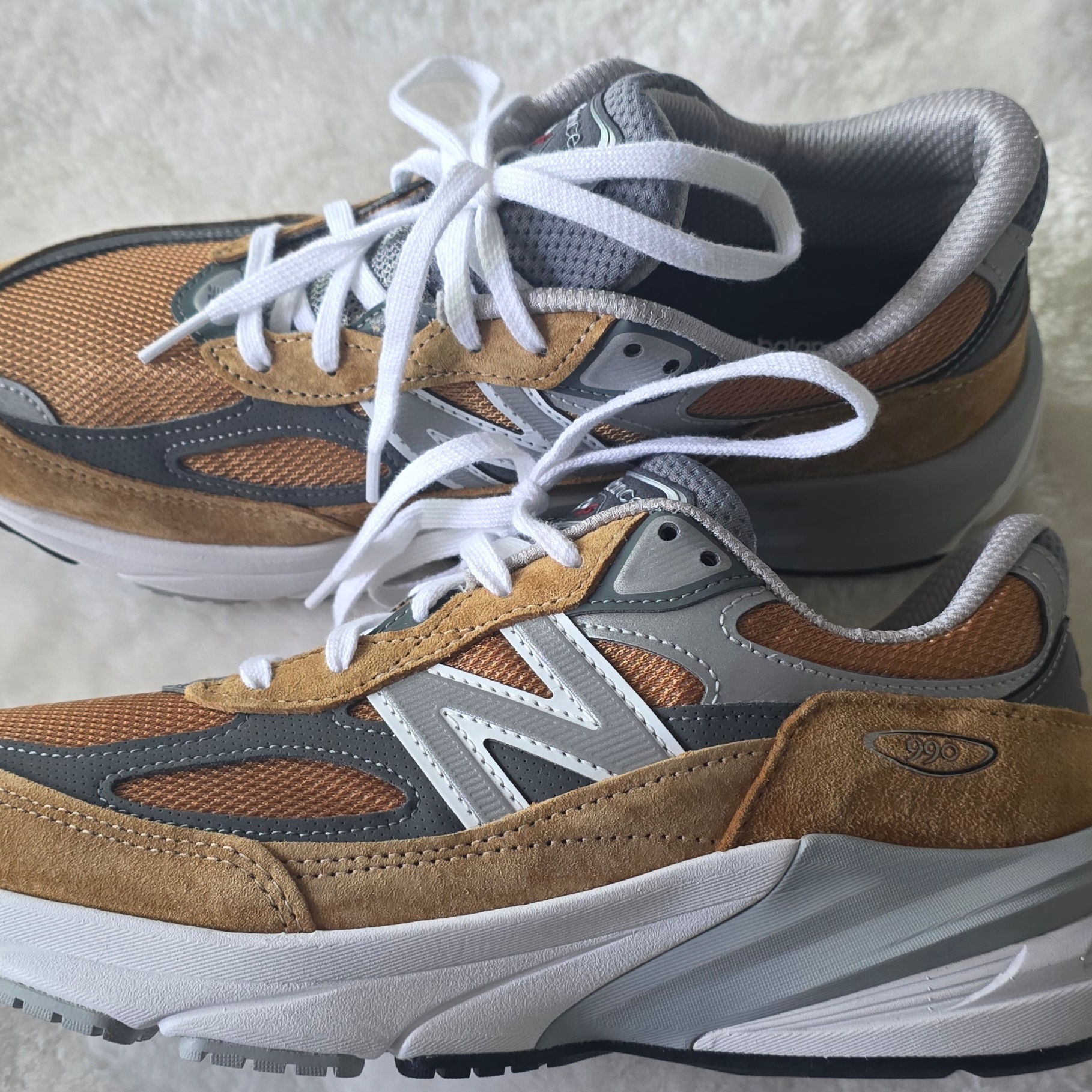 New Balance 990v6 Made in USA Workwear Grey 착용 스타일