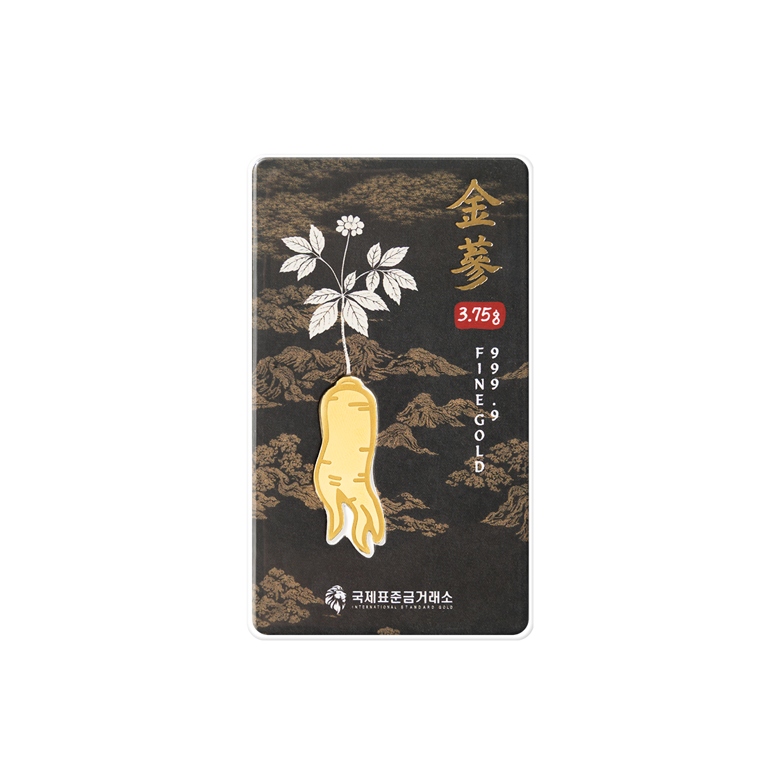 국제표준금거래소 금삼 골드바 3.75g(International Standard Gold -Gold-Ginseng Gold Bar 3.75g) - 1