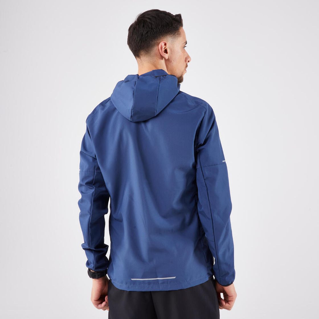 데카트론 남성 러닝 윈드 재킷 런 100 어비스 블루(DECATHLON Men's Running Wind Jacket Run 100 Abyss Blue) - 2