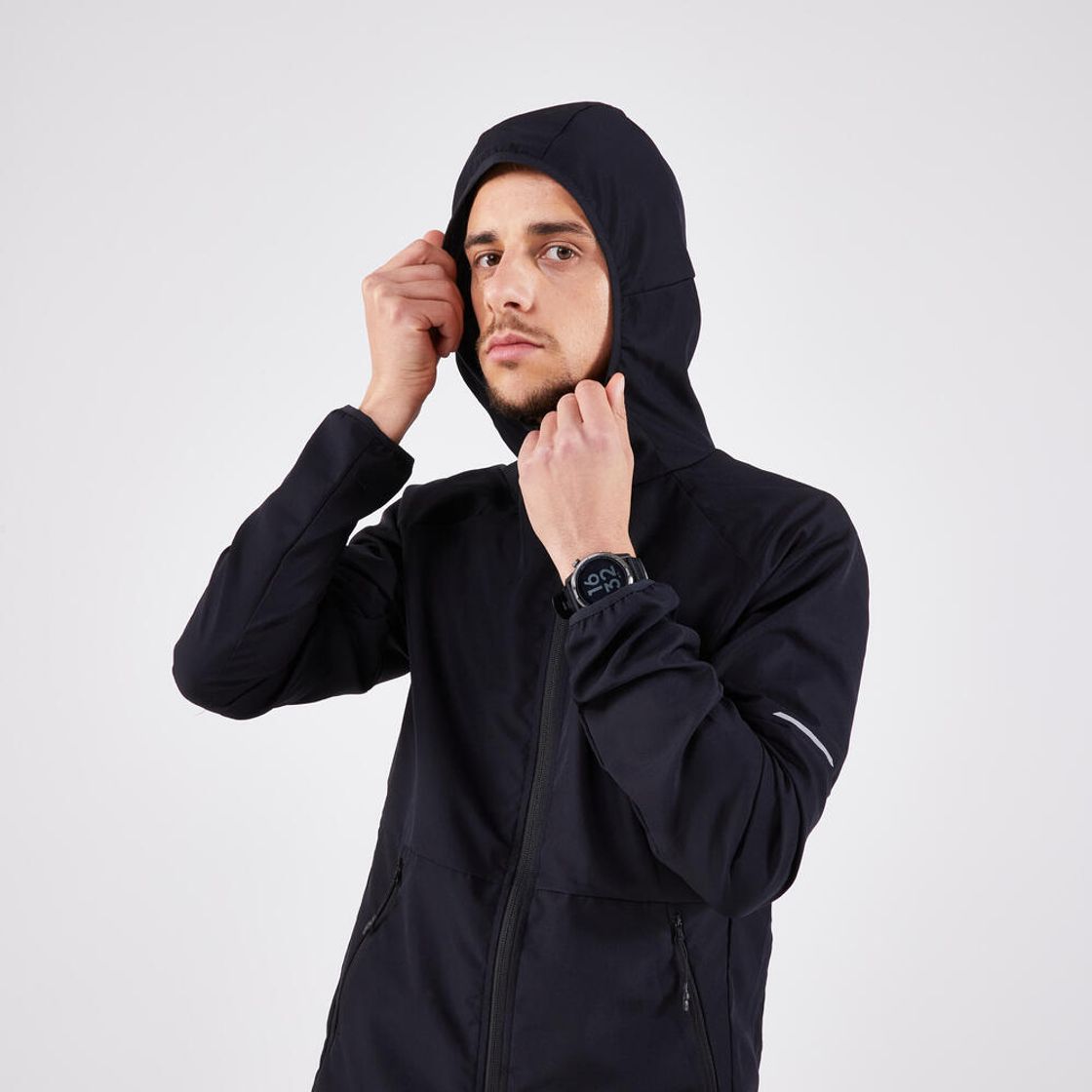 데카트론 남성 러닝 윈드 재킷 런 100 스모크 블랙(DECATHLON Men's Running Wind Jacket Run 100 Smoke Black) - 5