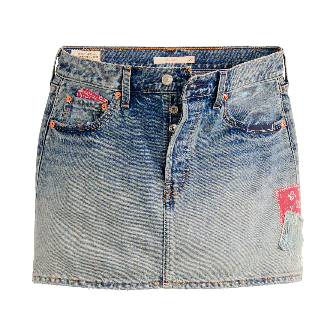 리바이스 아이콘 스커트 미디엄 인디고(Levi's Icon skirt Midium Indigo)