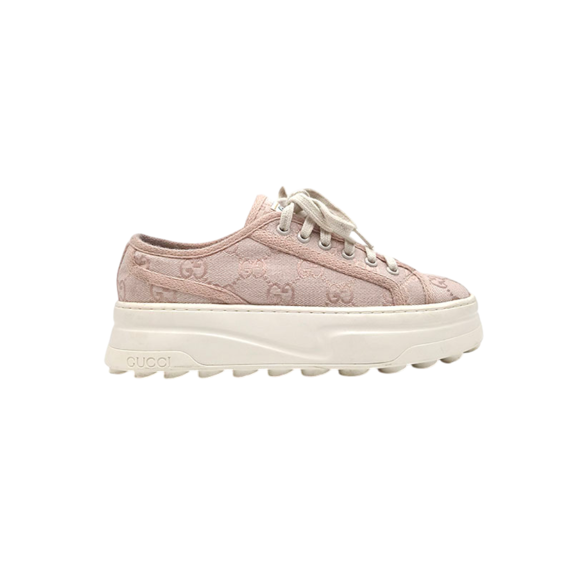 ITU8HO4BQ28J Gucci Tennis 1977 Platform Sneakers