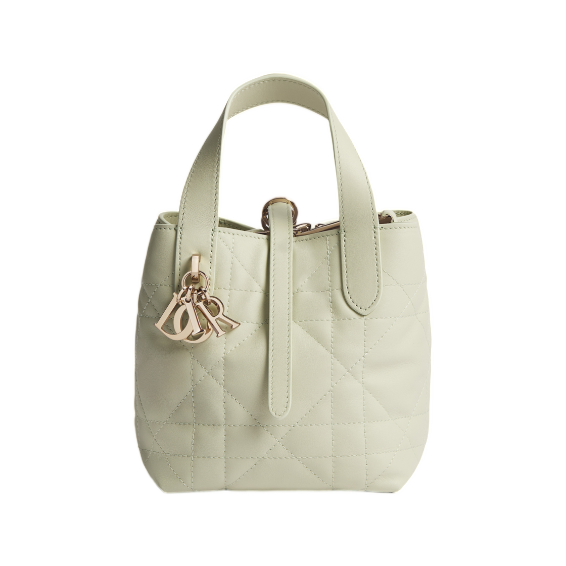 디올 뚜주흐 버티컬 토트 나노 매크로까나쥬 카프스킨 그린 릴리(Dior Toujours Vertical Tote Nano Macrocannage Calfskin Green Lily) - 1