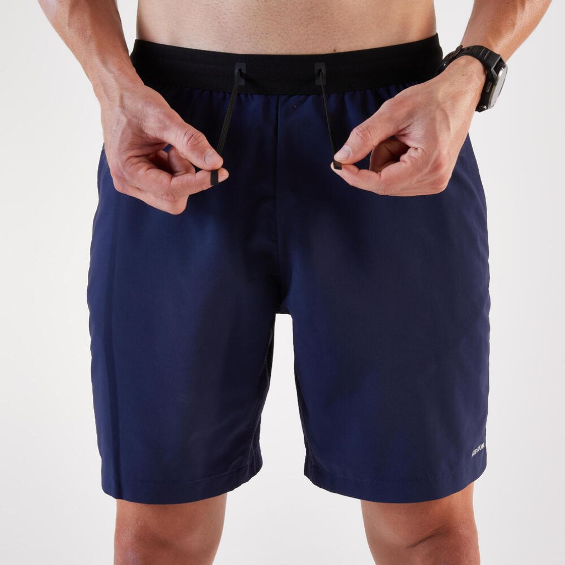 데카트론 남성 8인치 러닝 경량 쇼츠 런 드라이 플러스 500 스틸 블루(DECATHLON Men's 8" Running Lightweight Shorts Run Dry Plus 500 Steel Blue) - 5