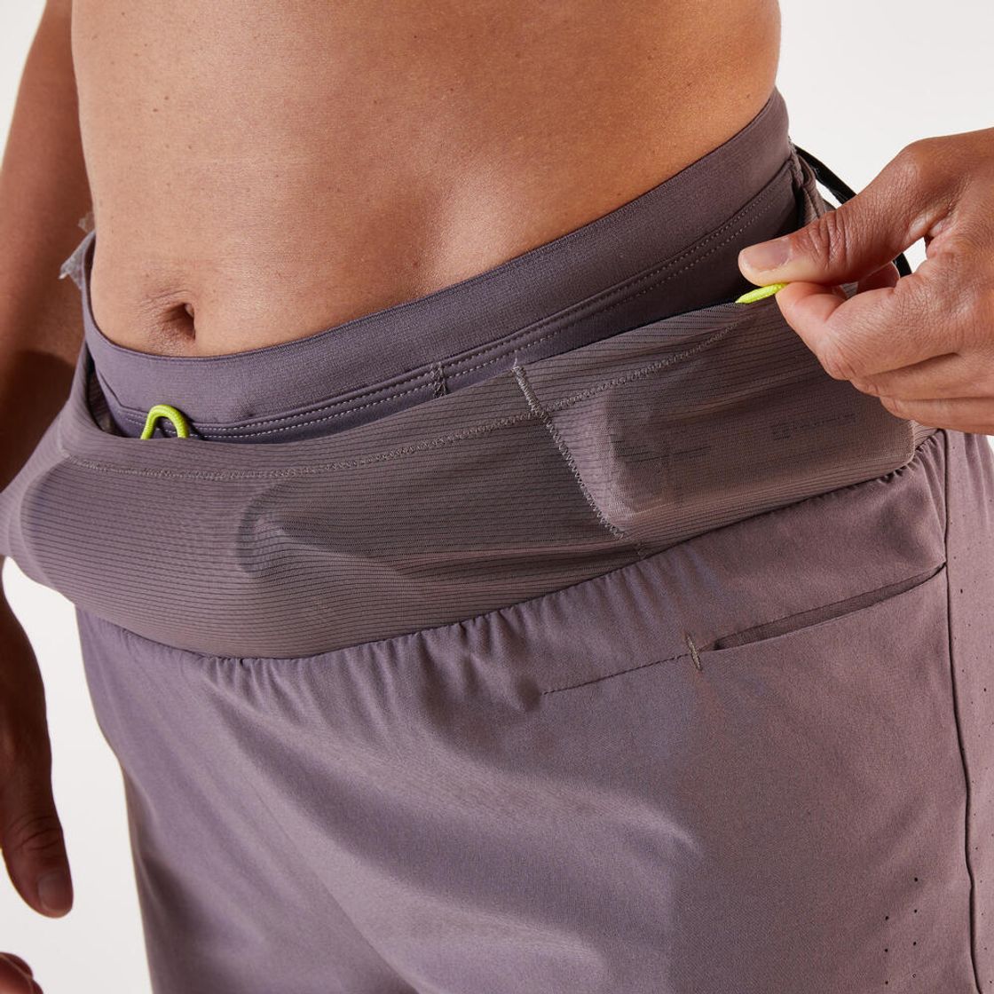 데카트론 여성 5인치 트레일러닝 쇼츠 런 울트라 900 쿼츠 브라운(DECATHLON Women's 5" Trail Running Shorts Run Ultra 900 Quartz Brown) - 6