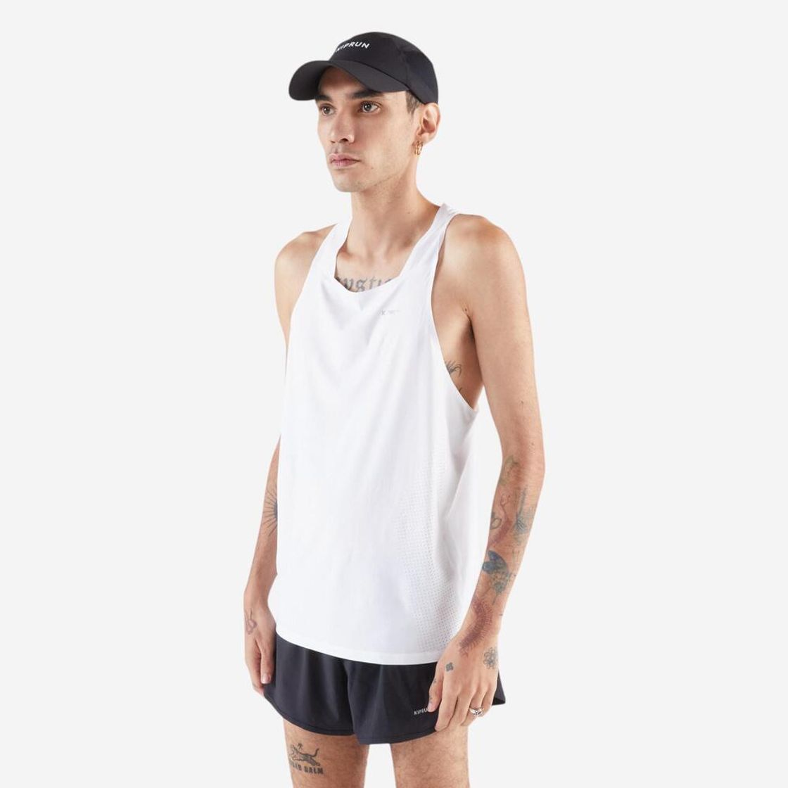 데카트론 러닝 캡 모자 V2 스모크 블랙(DECATHLON Running Cap V2 Smoked Black) - 7