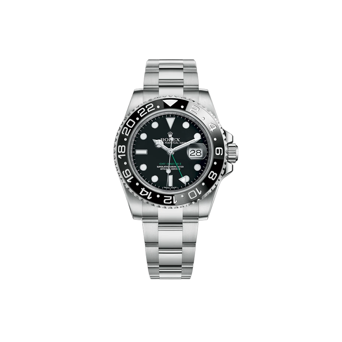 롤렉스 GMT-마스터Ⅱ 40-116710LN 블랙 바+도트 오이스터 NO.7723(Rolex GMT-Master II 40mm Black Dial & Dot Oyster No. 7723) - 1