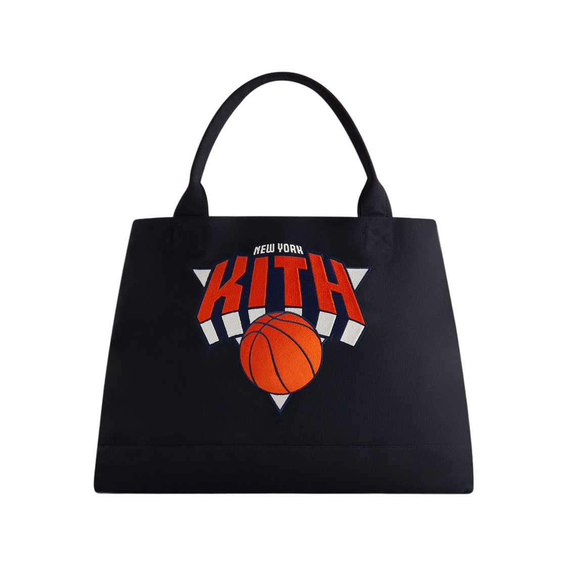 키스 x 뉴욕 닉스 플레이오프 캔버스 토트 블랙(Kith x New York Knicks Playoffs Canvas Tote Black)