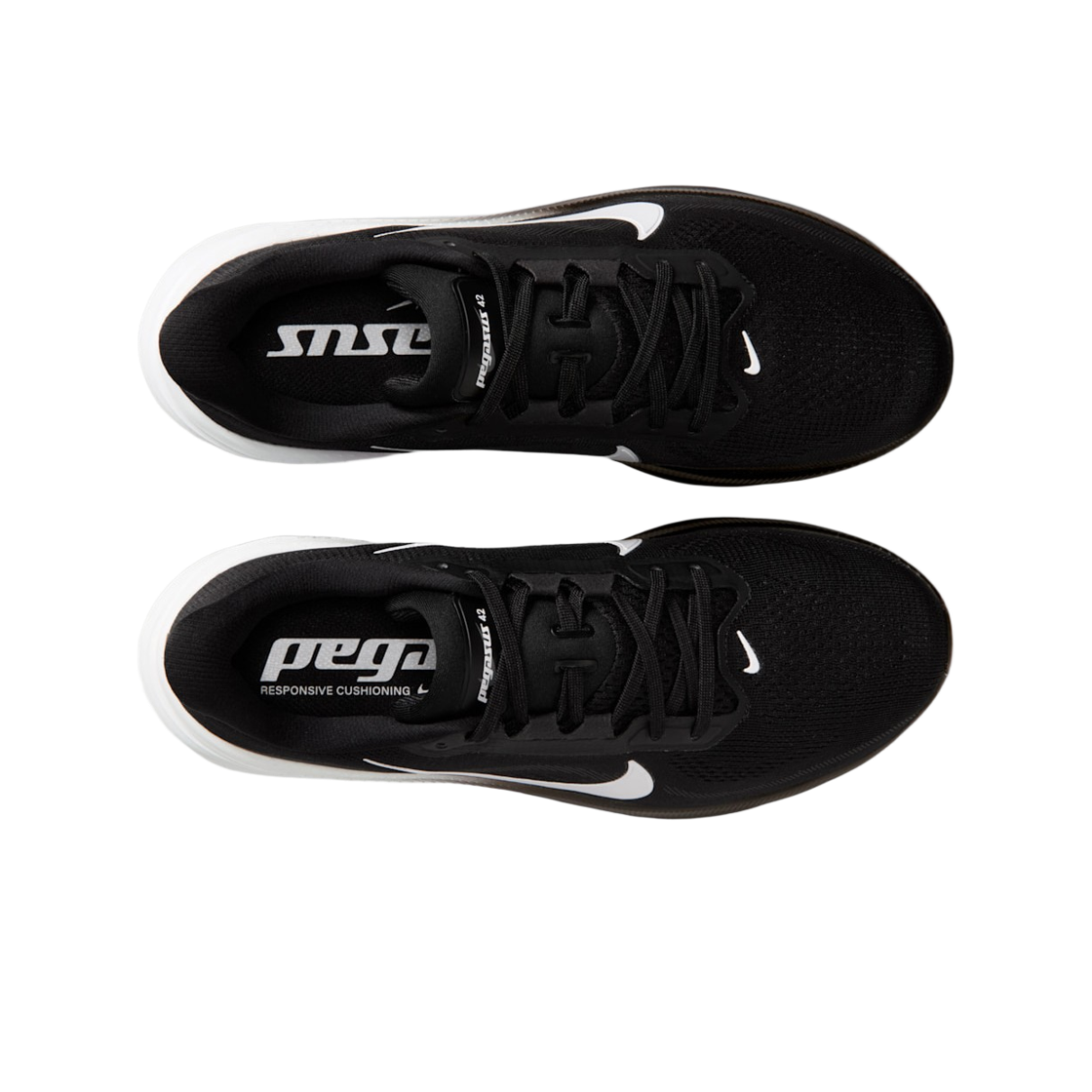 (W) 나이키 에어 줌 페가수스 42 블랙 화이트((W) Nike Air Zoom Pegasus 42 Black White) - 2