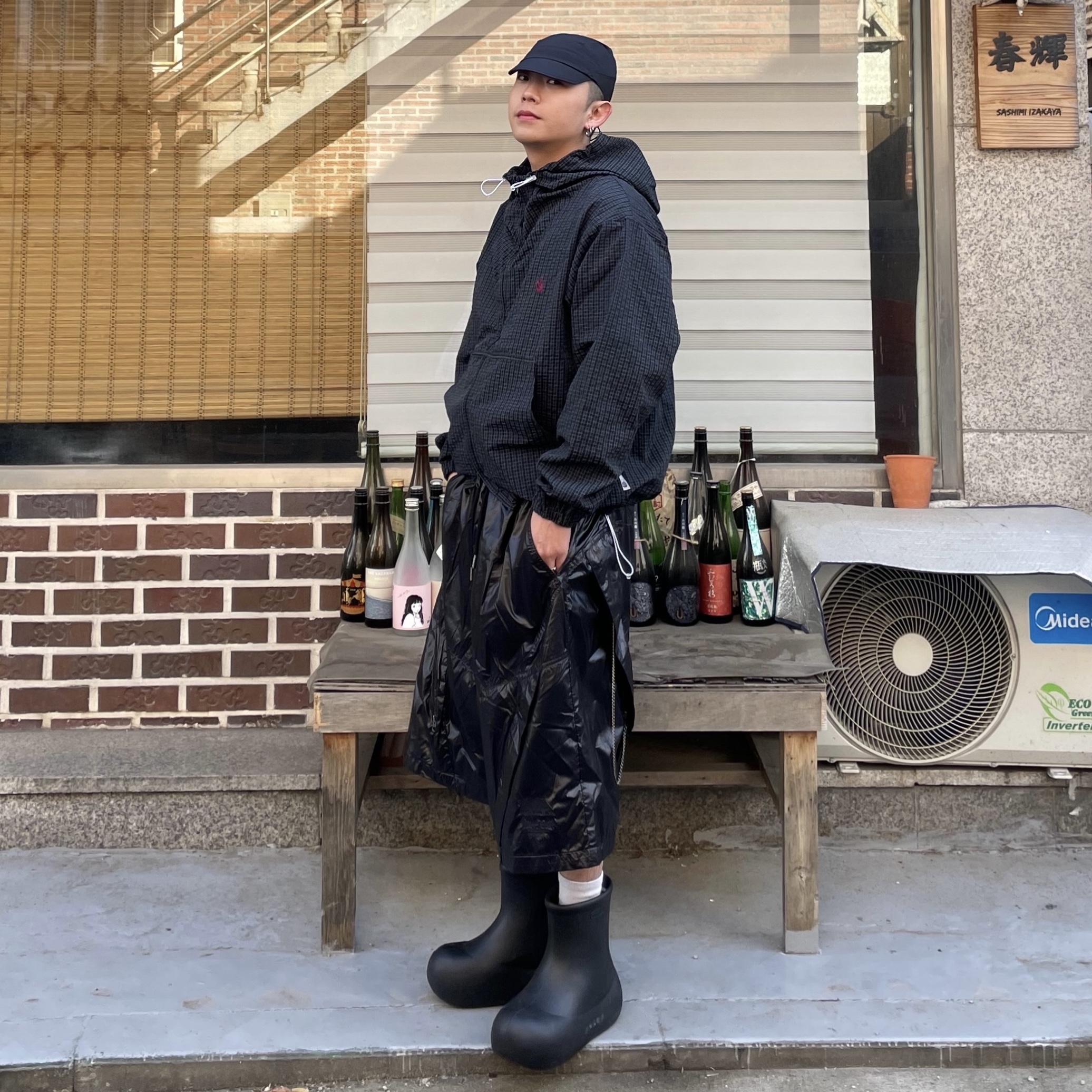 Taw&Toe Zerovity Murff Black 착용 스타일 - 1