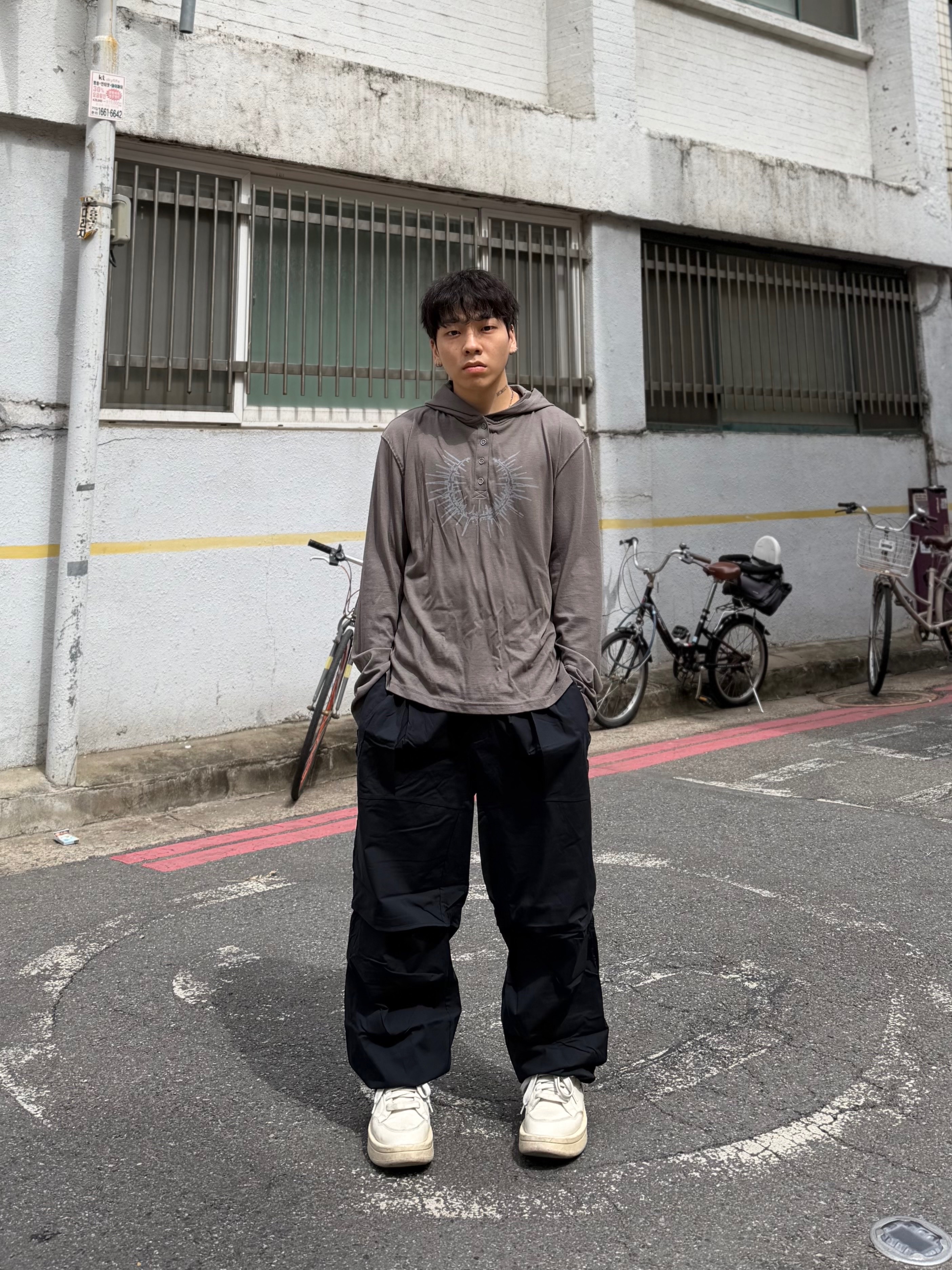 Converse x Drkshdw Turbowpn Egret 착용 스타일 - 3