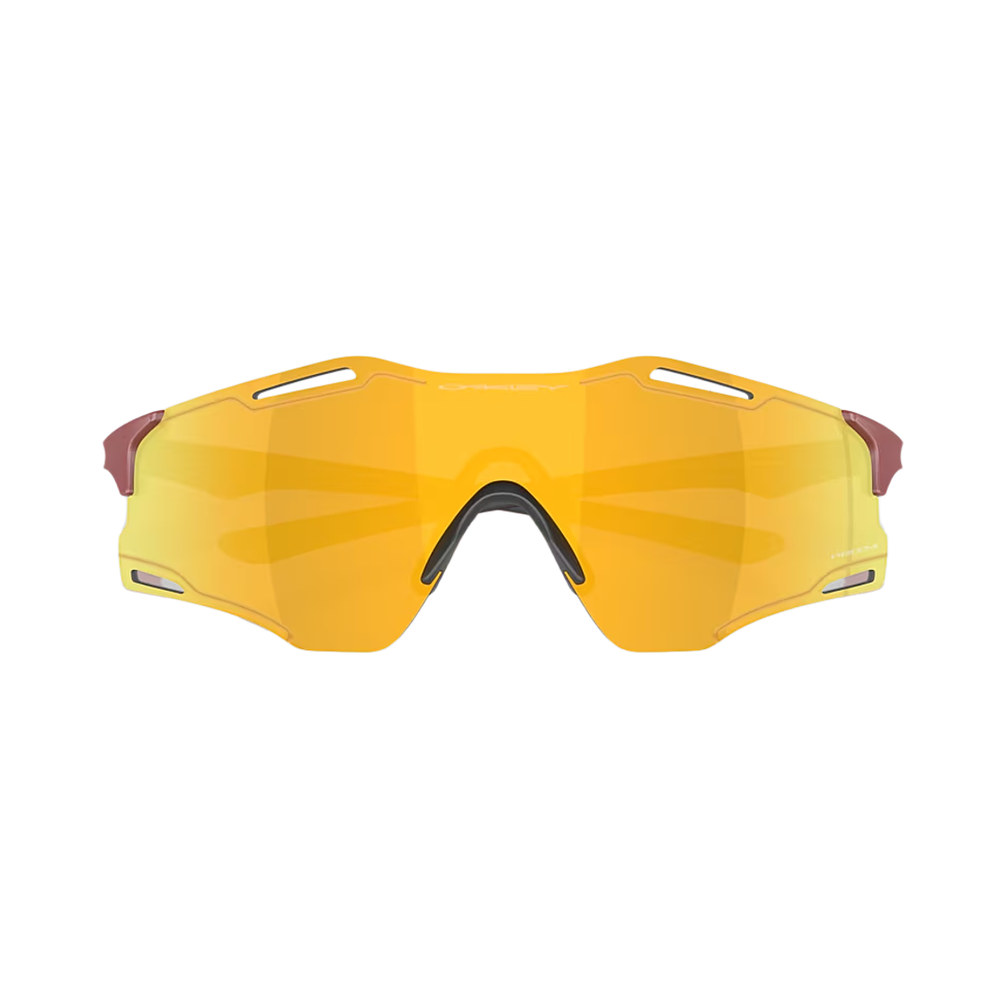 OO9512D-0339 Oakley Cybr Zero Matte Iron Red Frame Prizm 24K Lenses