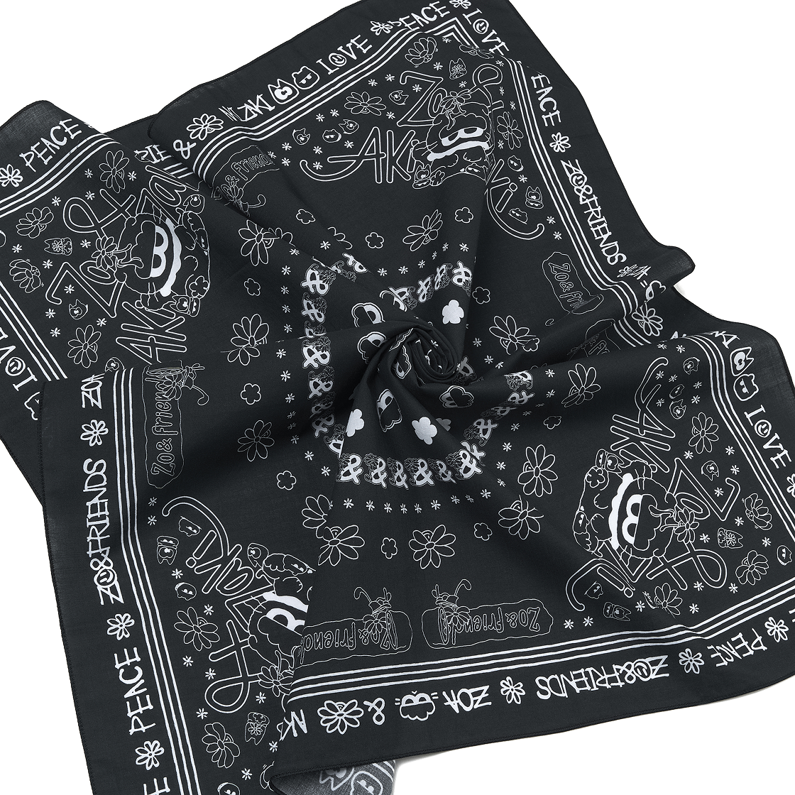조앤프렌즈 스카프 블랙(Zo&Friends Scarf Black) - 2