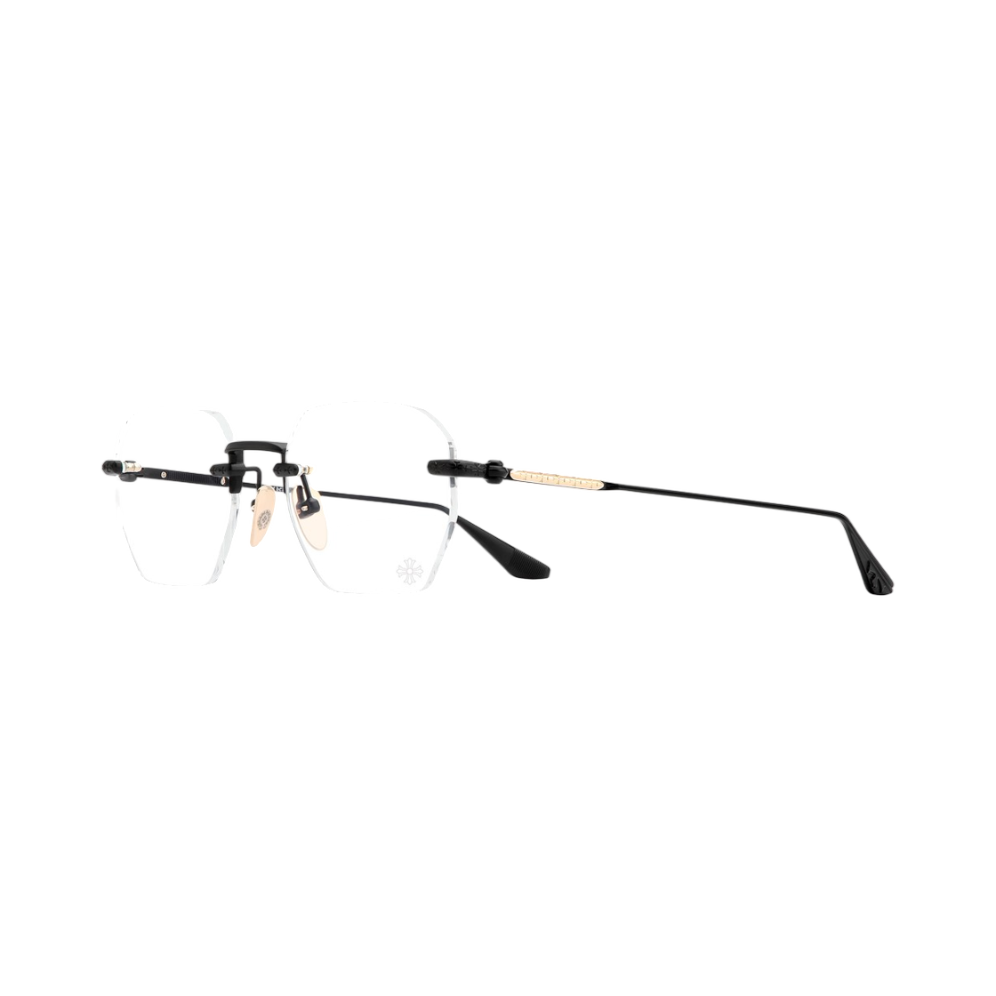 크롬하츠 홀 샷 매트 블랙 18K 골드 플레이트(Chrome Hearts Hole Shot Matte Black 18K Gold Plated) - 1