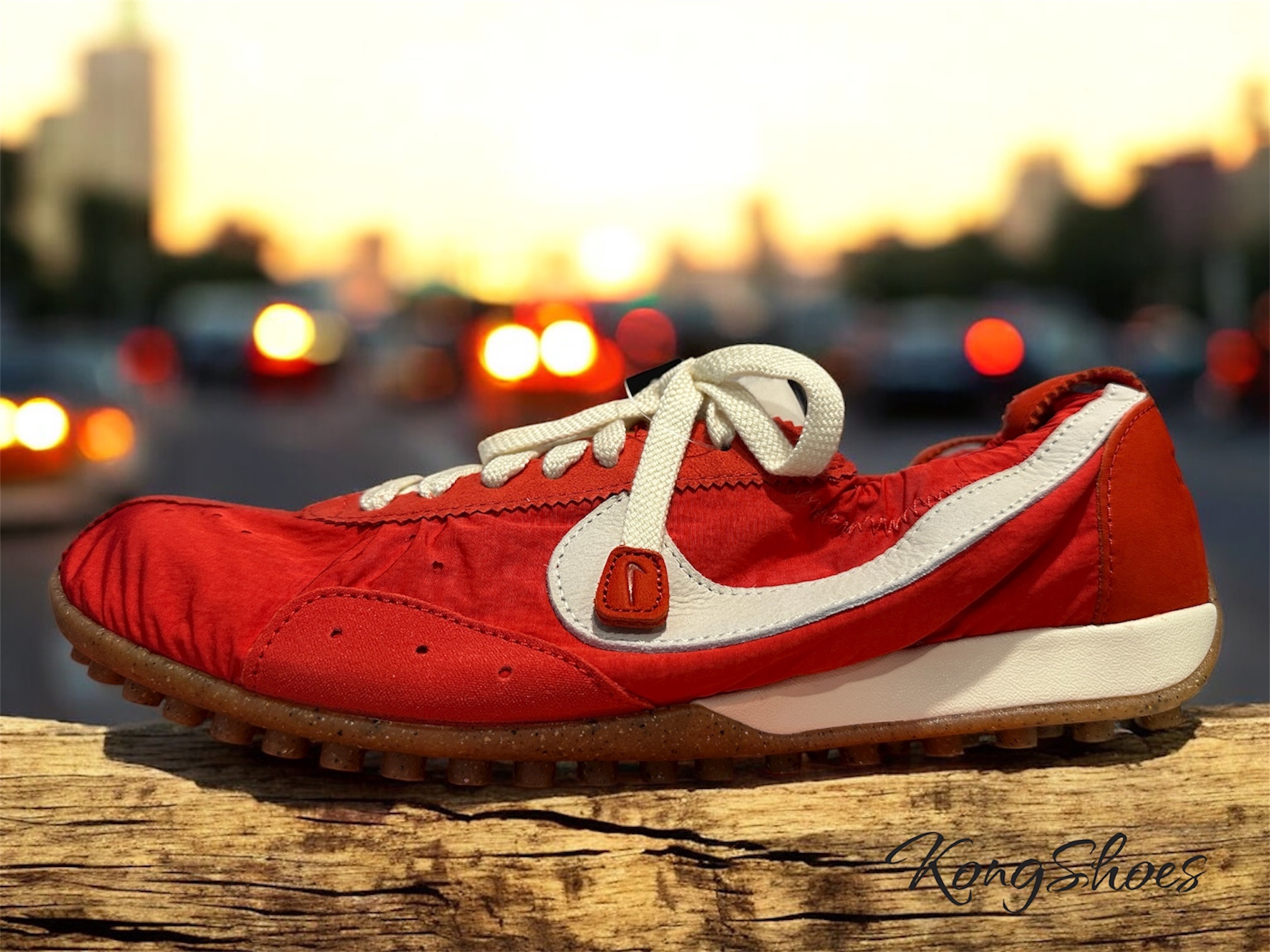 Nike x Jacquemus Moon Shoe SP University Red and Bicycle Yellow 착용 스타일